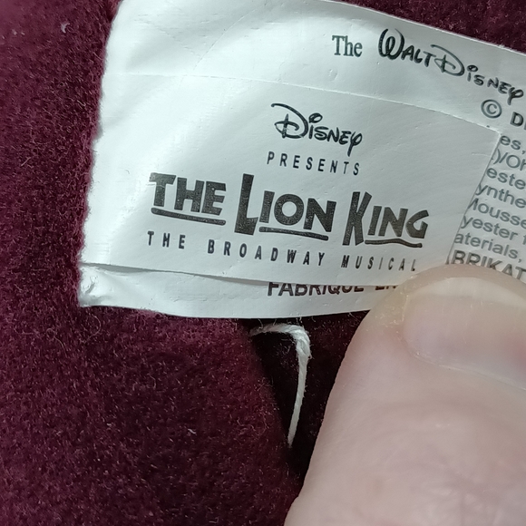 Pumbaa Beanie Plush Disneys THE LION KING THE BROADWAY MUSICAL - Picture 5 of 5